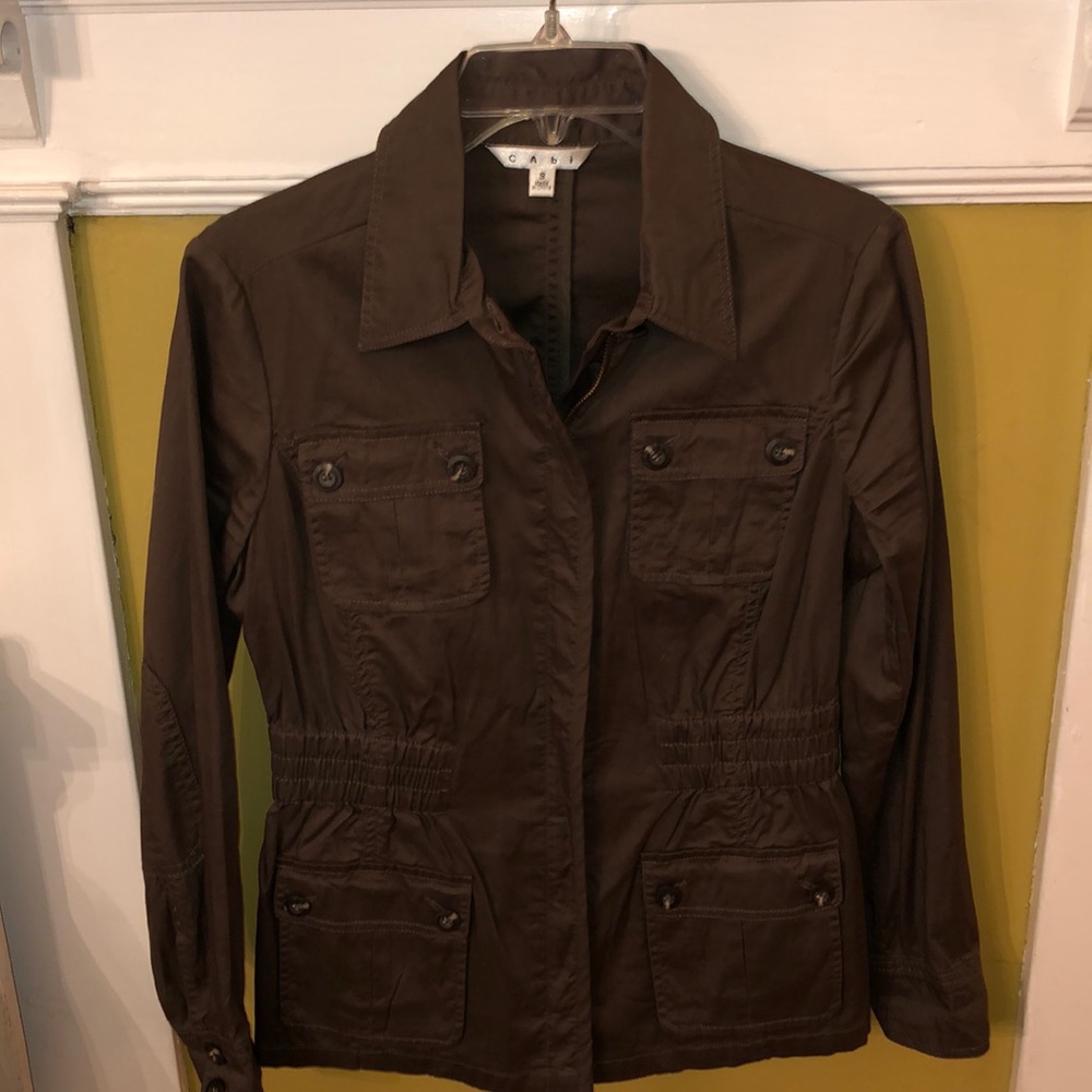 CAbi Army Green Casual Jacket Small